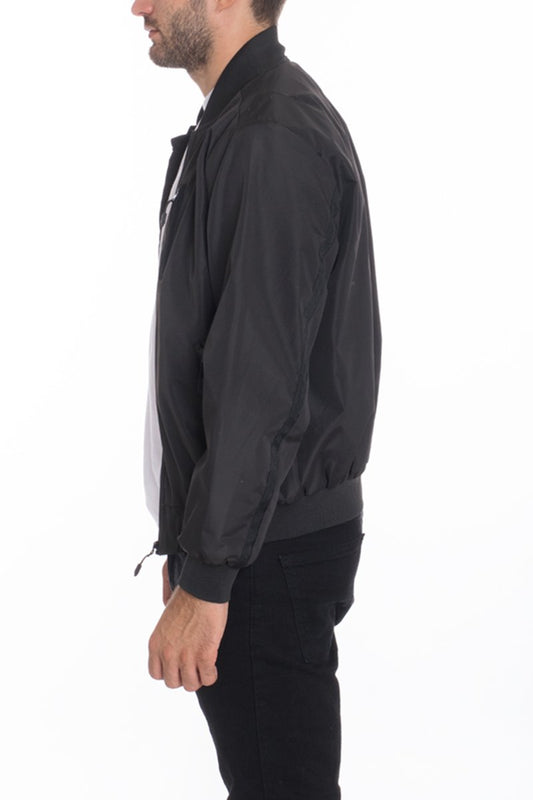 🌧️ Men’s Vinyl Waterproof Windbreaker | Slim Fit