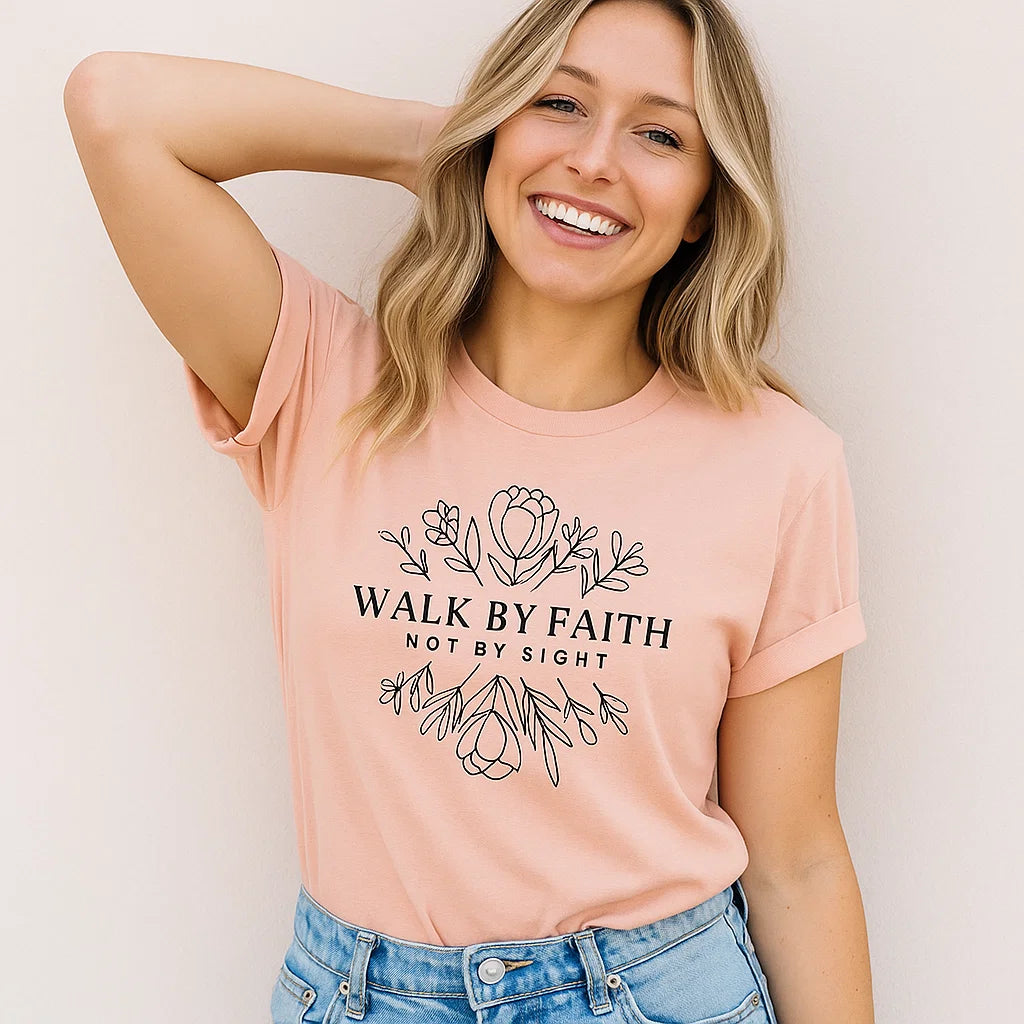 π£ Walk By Faith Tee β Bold Faith, Everyday Style