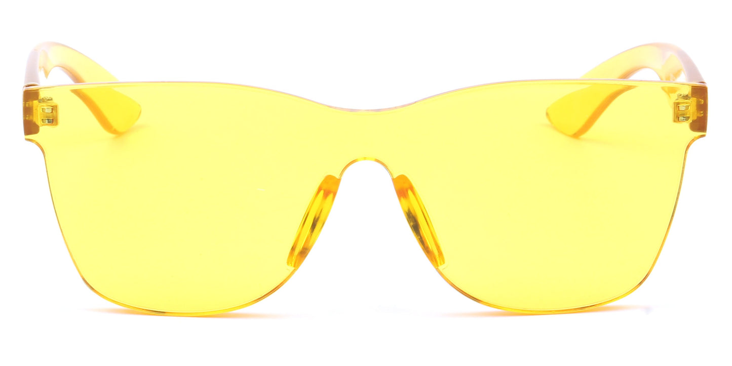 Ruth Sunglasses 😎✨ – Unisex Rimless Square Frame | Sporty + Stylish