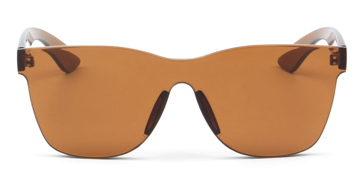 Ruth Sunglasses 😎✨ – Unisex Rimless Square Frame | Sporty + Stylish