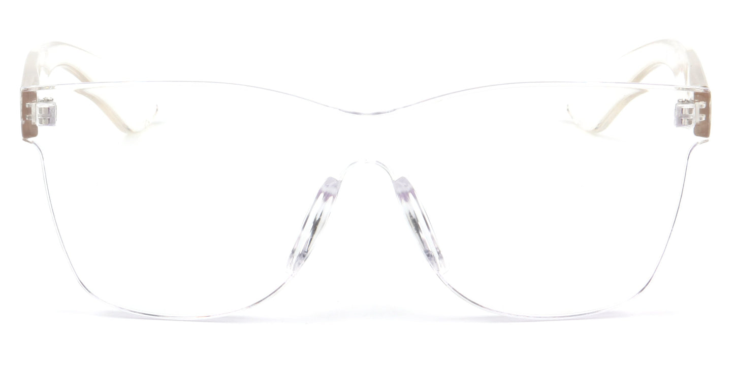 Ruth Sunglasses 😎✨ – Unisex Rimless Square Frame | Sporty + Stylish