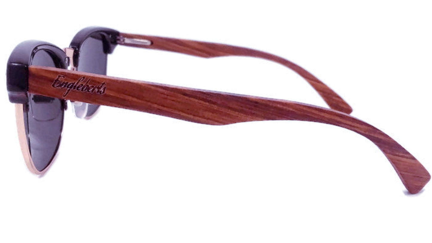 🌲Engleberts Walnut Club Sunglasses – Polarized Artisan Edition