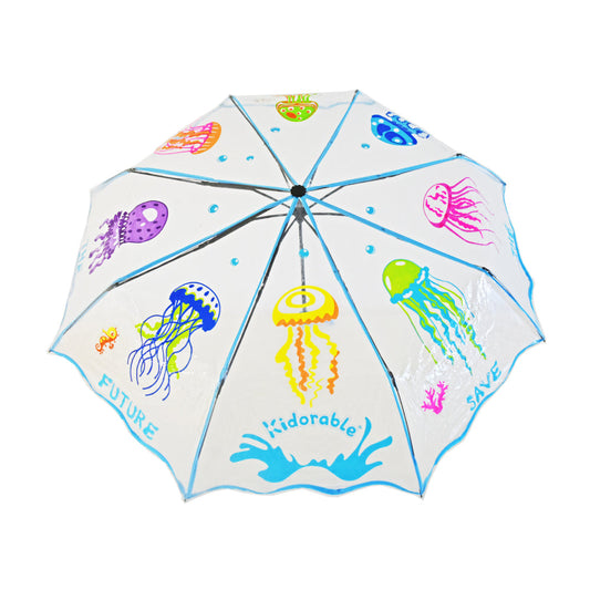 ๐ชผ Transparent Jellyfish Folding Umbrella