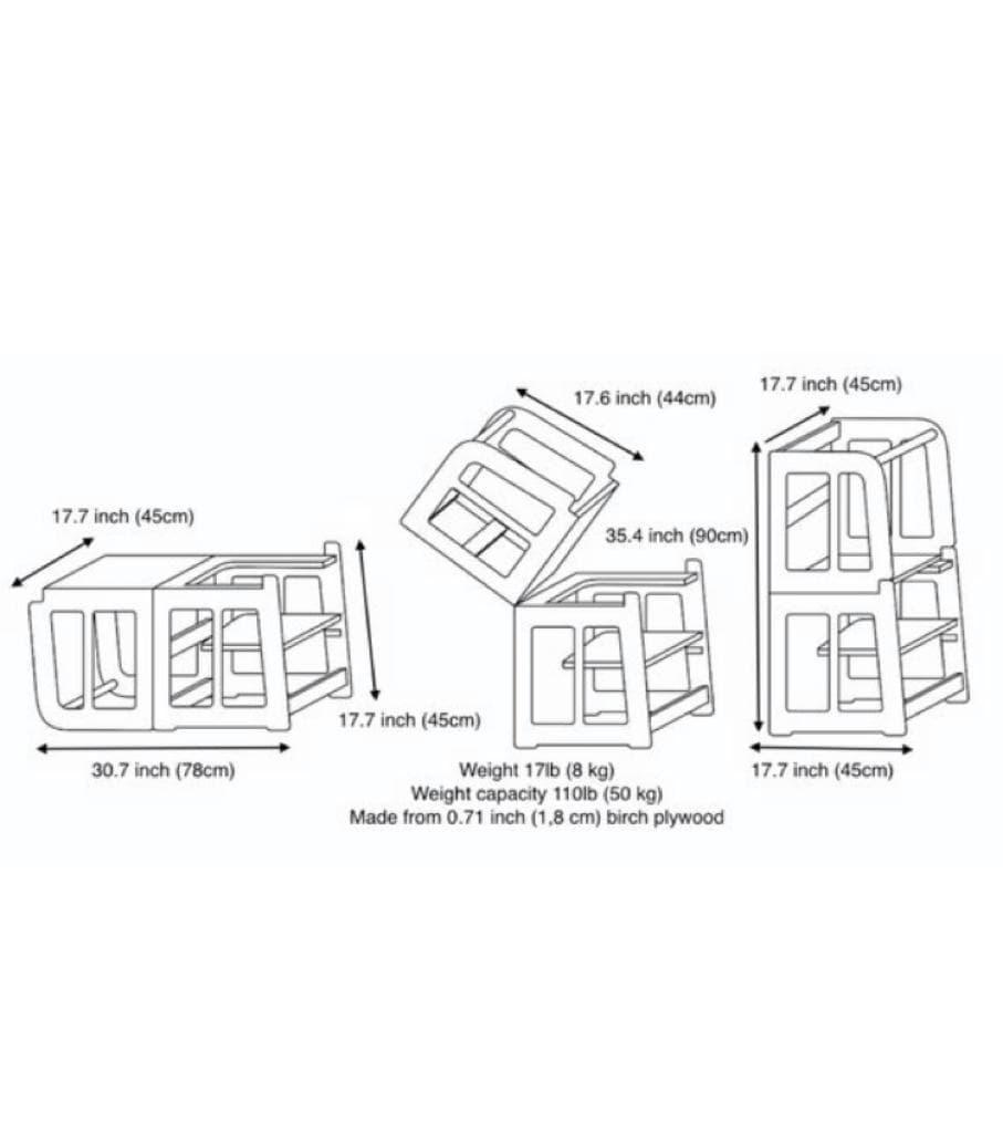 🪜✨ 2-in-1 Learning Tower & Toddler Desk – Elevate Life & Learning! ✨🪜
