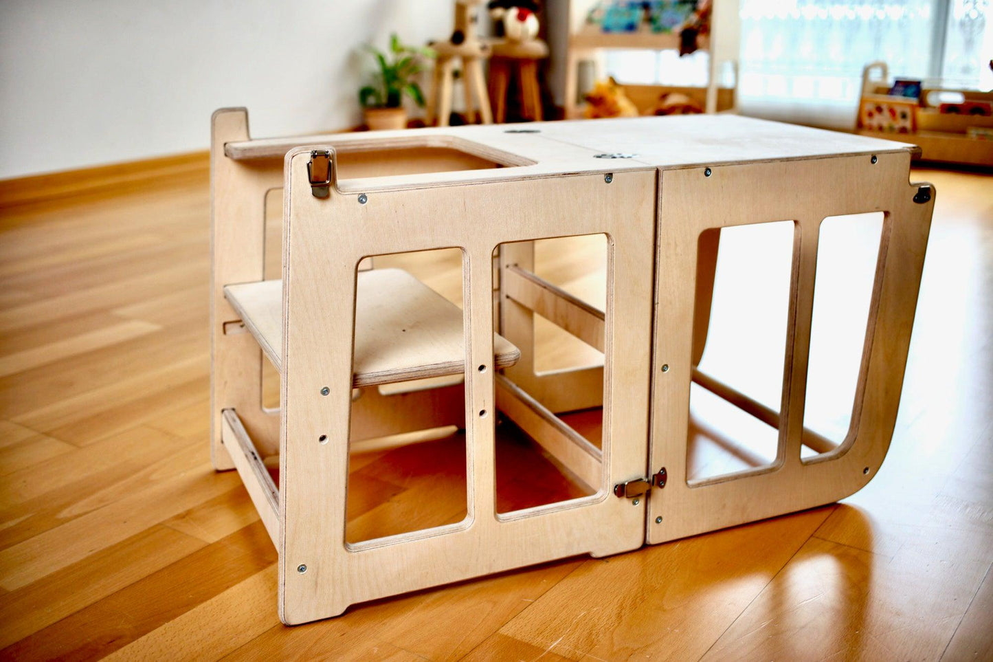 🪜✨ 2-in-1 Learning Tower & Toddler Desk – Elevate Life & Learning! ✨🪜