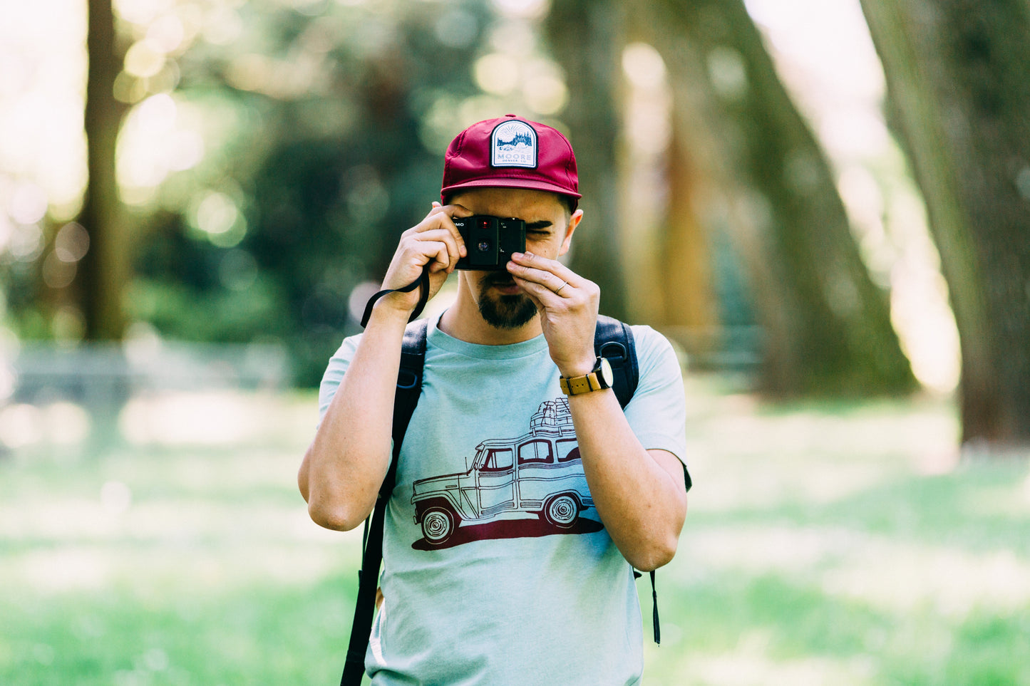 π Willy Wagon Tee | Dusty Blue