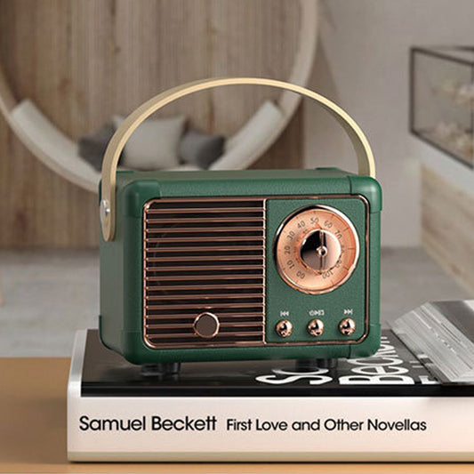 πΆ Retro Bluetooth Compact Speaker with FM Radio