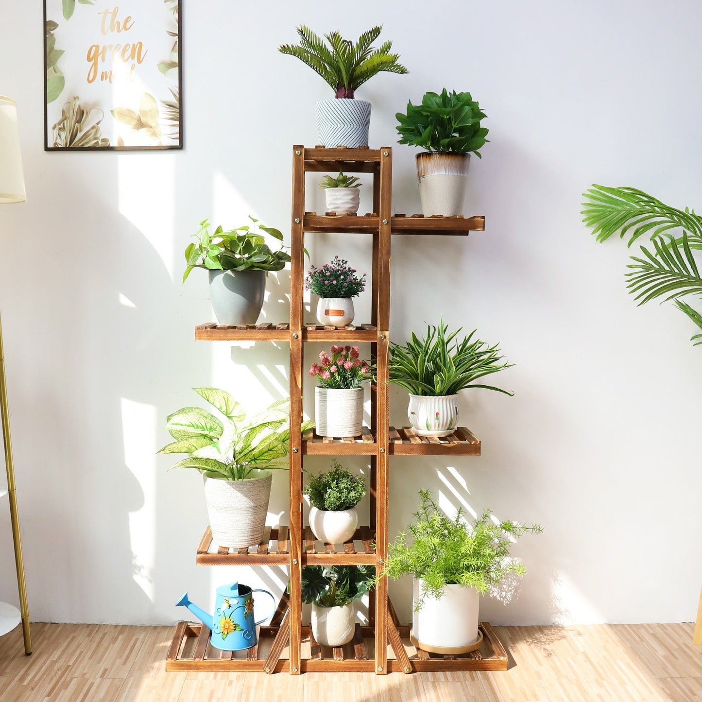 🌿 6-Tier Wooden Plant Stand