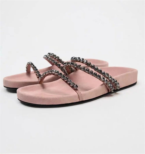 🐾Sierra Slide Sandals – Chic Animal Print Flats for Summer☀️