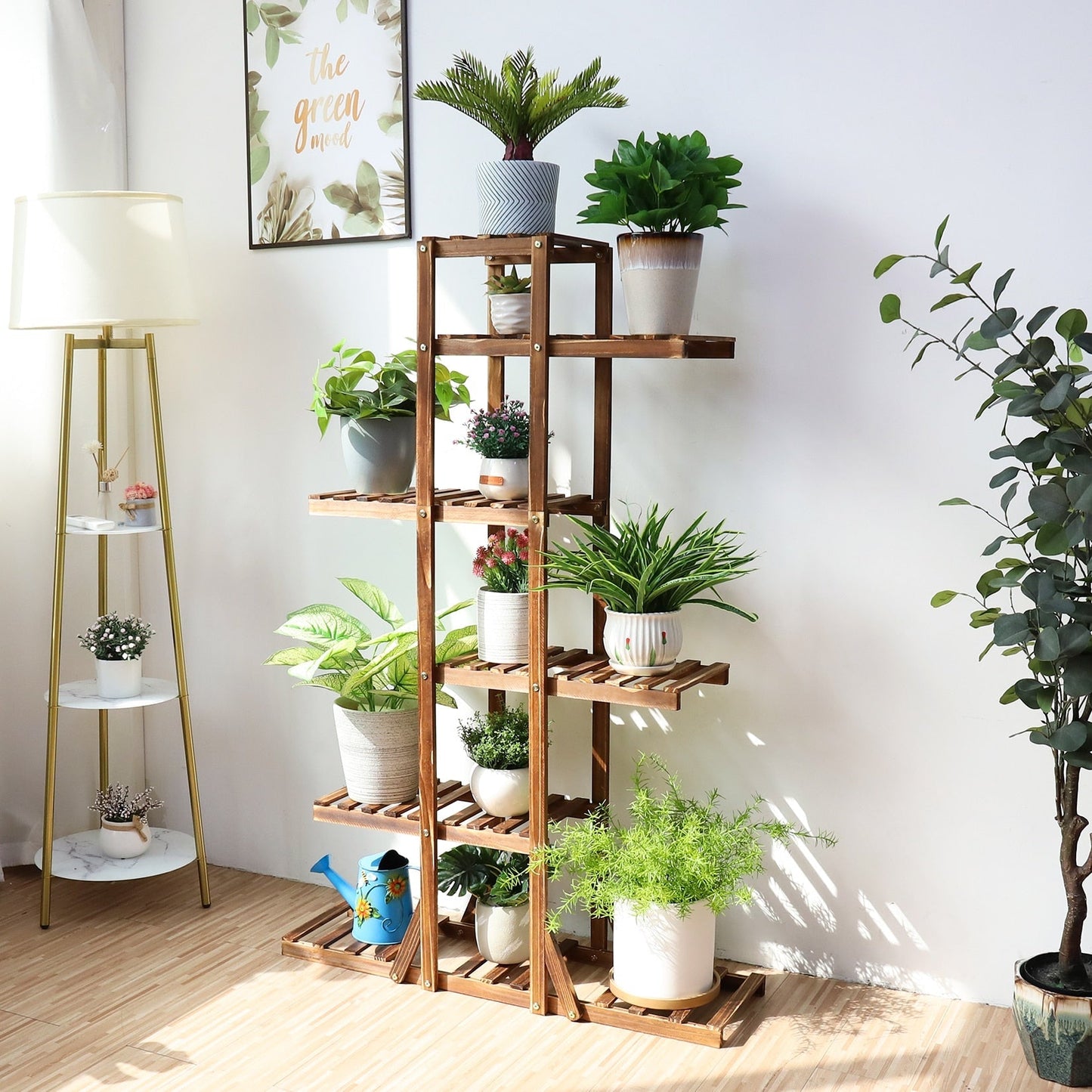 🌿 6-Tier Wooden Plant Stand