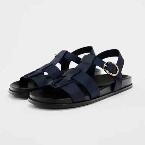 🐾Sierra Slide Sandals – Chic Animal Print Flats for Summer☀️