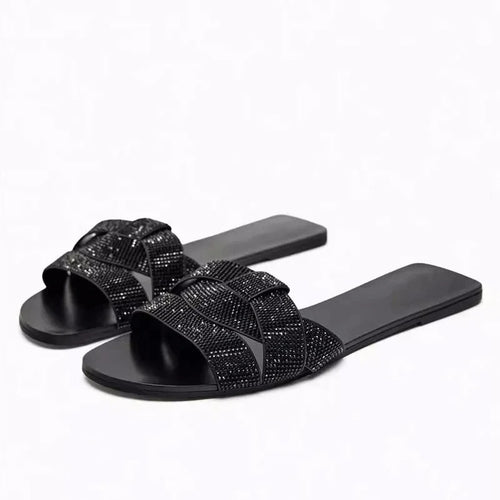 🐾Sierra Slide Sandals – Chic Animal Print Flats for Summer☀️