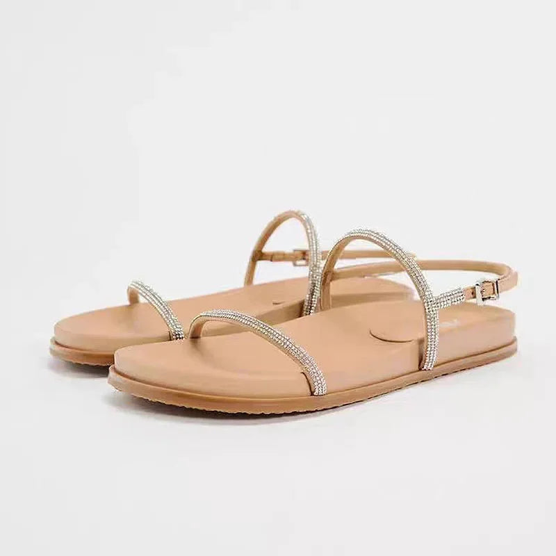 🐾Sierra Slide Sandals – Chic Animal Print Flats for Summer☀️