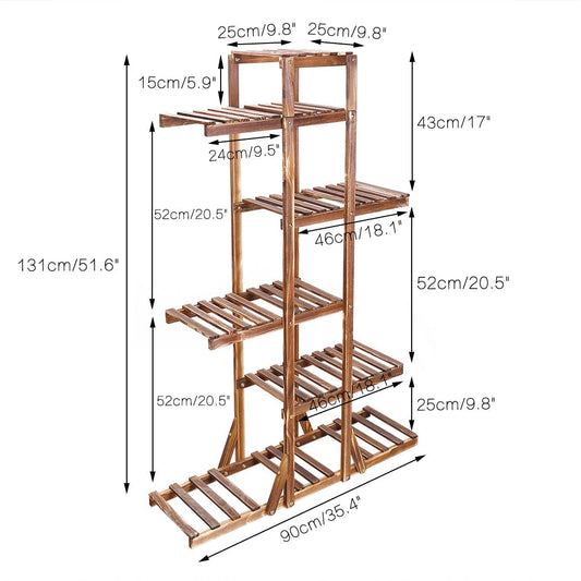 πΏ 6-Tier Wooden Plant Stand