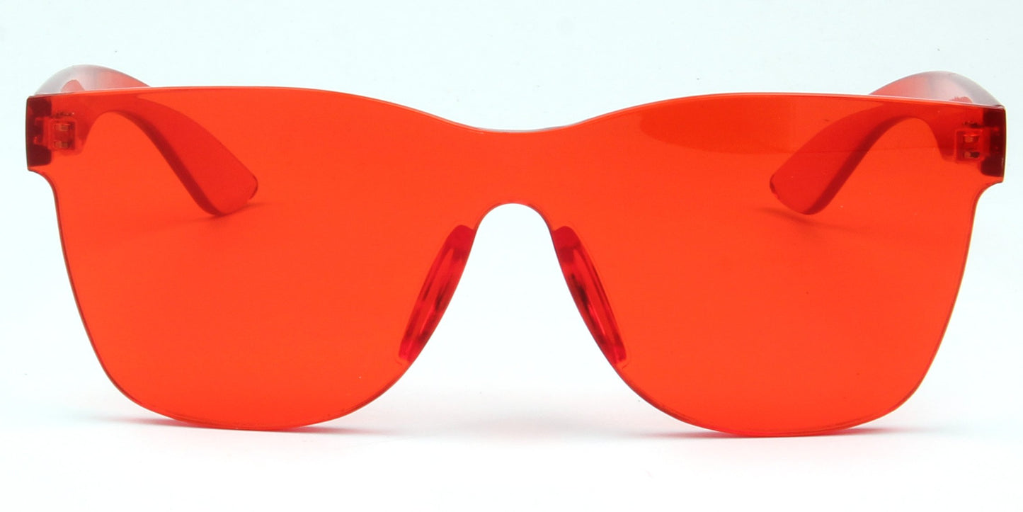 Ruth Sunglasses 😎✨ – Unisex Rimless Square Frame | Sporty + Stylish