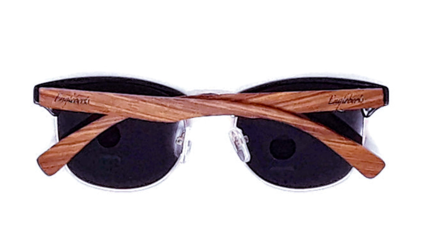 🌲Engleberts Walnut Club Sunglasses – Polarized Artisan Edition