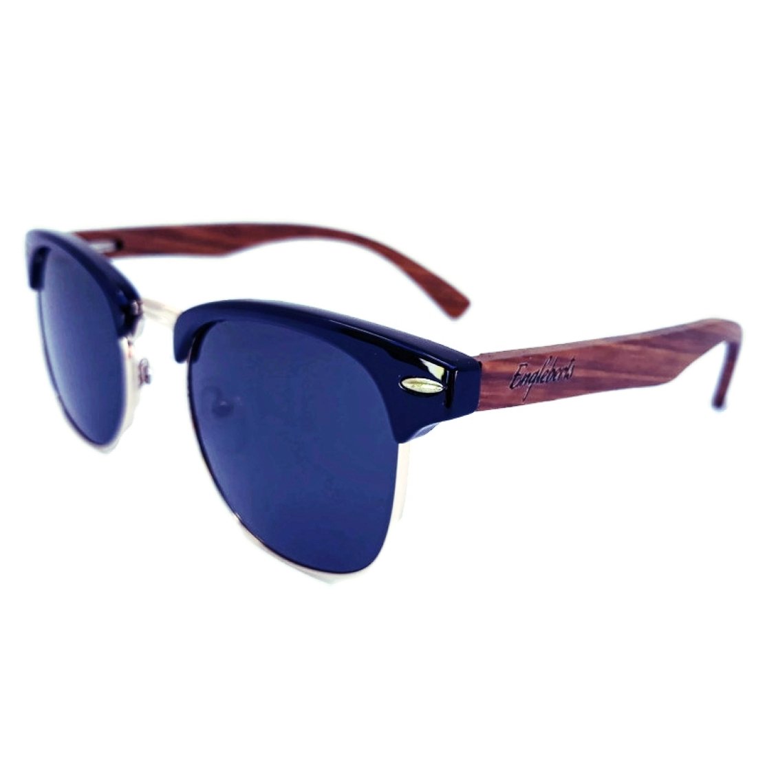🌲Engleberts Walnut Club Sunglasses – Polarized Artisan Edition