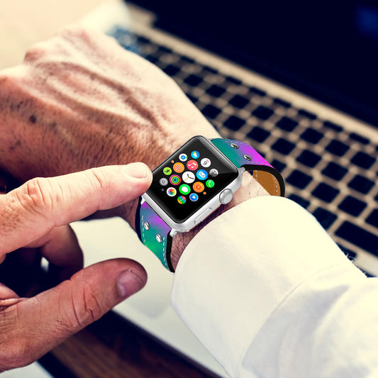 🌈 The Lumination Holographic Apple Watch Band