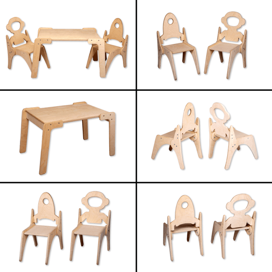 πͺ Montessori Table and Chair Set