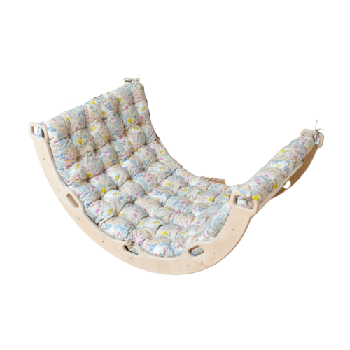 🌈 Montessori Large Climbing Arch/Rocker with Pillow Set