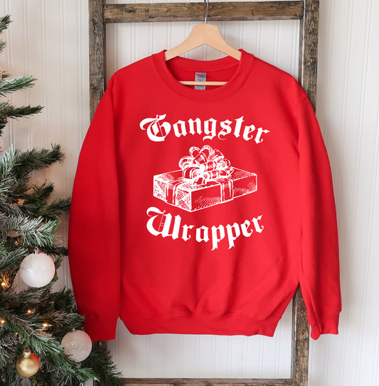🎁Gangsta Wrapper Christmas Sweatshirt🎄