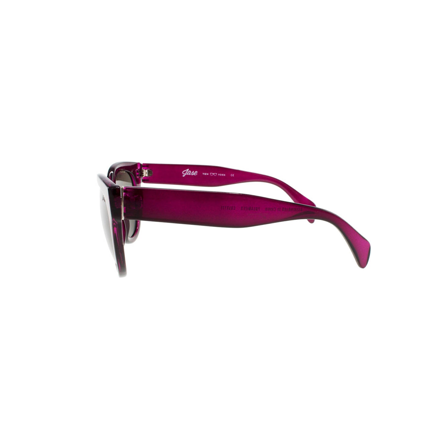 🍷 Jase Cosette Sunglasses – Bordeaux Red Cat-Eye 😍✨