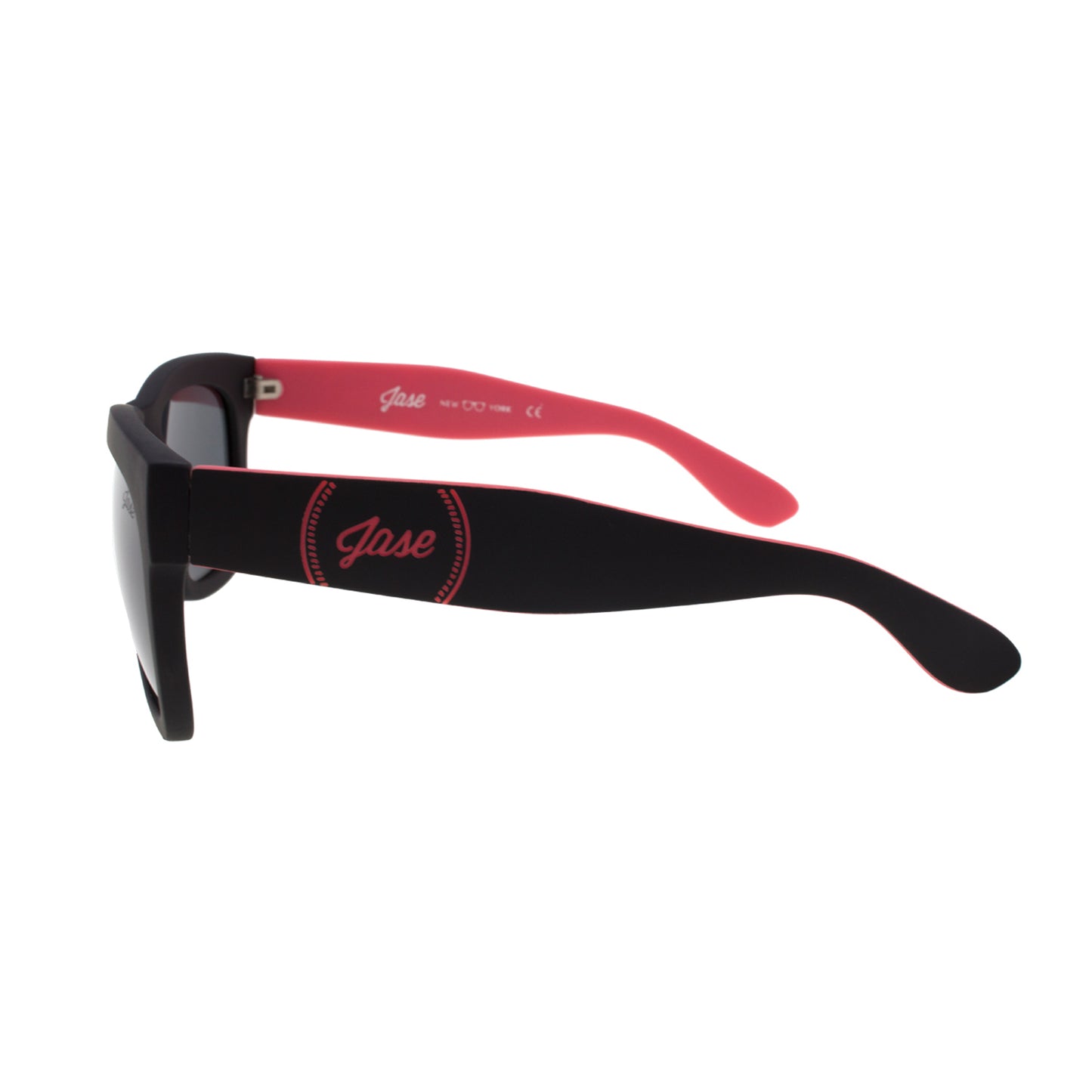Jase New York Avery Sunglasses 💖🕶️ – Atomic Pink Logo | Polarized UV Protection
