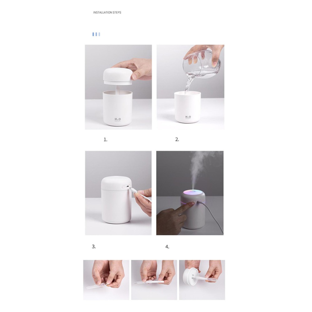 🌬️ Portable Aroma Diffuser + Air Humidifier