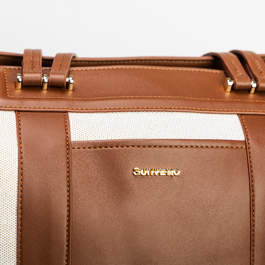 π Canvas Tote Diaper Bag