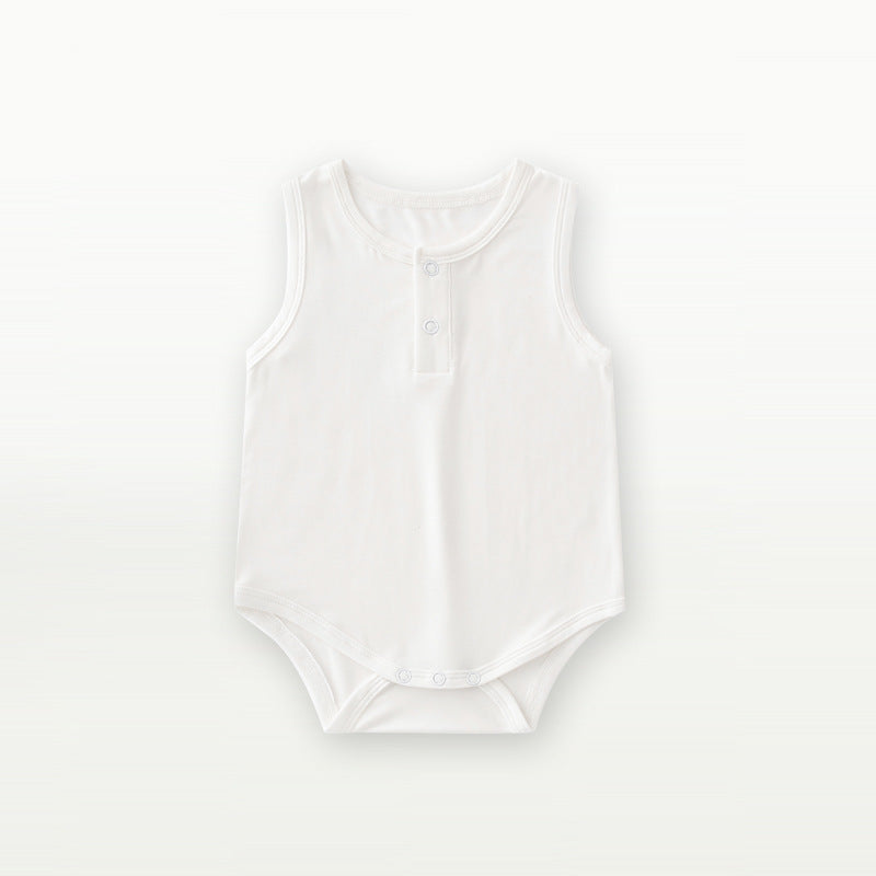 π Solid Cotton Summer Onesie β Unisex Sleeveless Cutie πΆπ