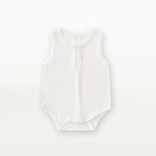 π Solid Cotton Summer Onesie β Unisex Sleeveless Cutie πΆπ