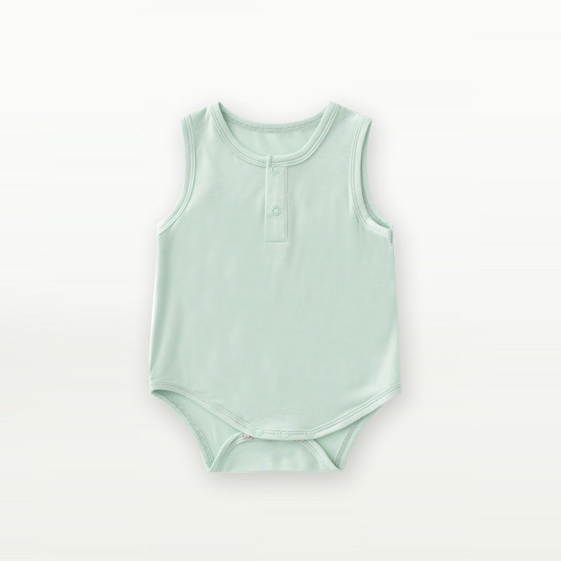 π Solid Cotton Summer Onesie β Unisex Sleeveless Cutie πΆπ