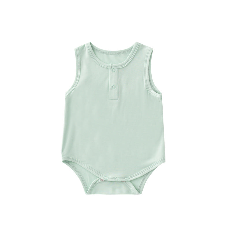 π Solid Cotton Summer Onesie β Unisex Sleeveless Cutie πΆπ