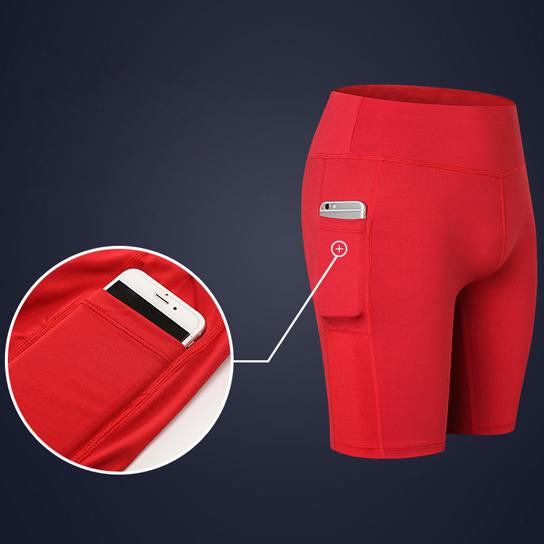 🏃‍♀️ High-Stretch Yoga & Training Shorts – Move Freely
