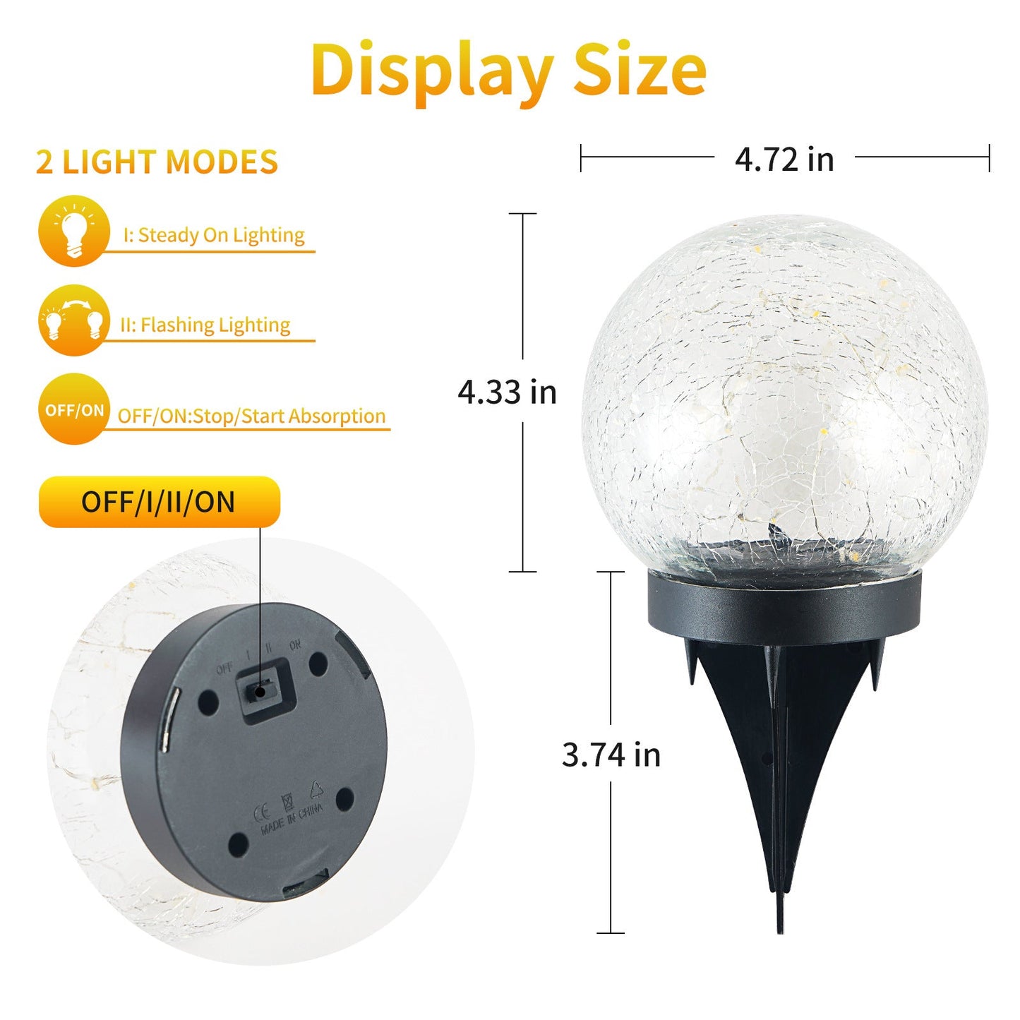 🌟 2-Pack Solar Ground Lights – Elevate Life with Effortless Outdoor Illumination! 🌟