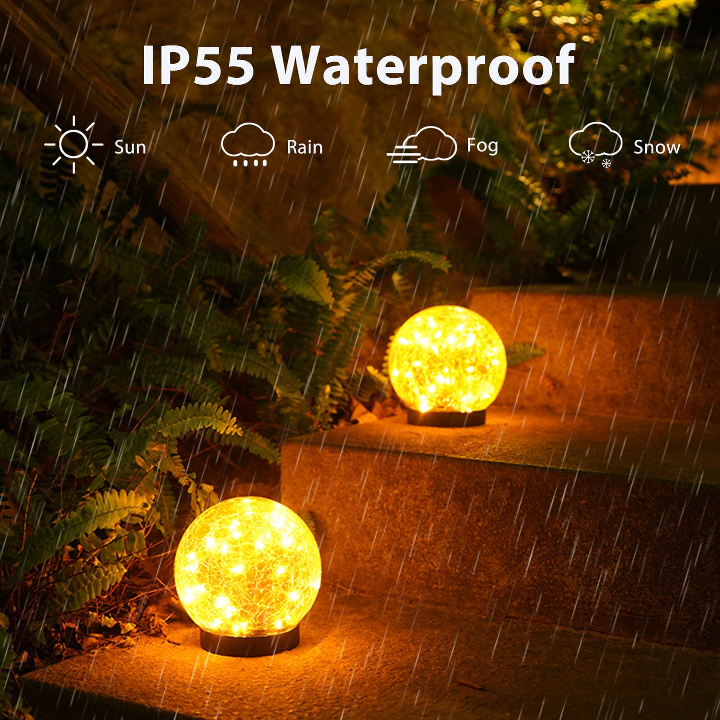 🌟 2-Pack Solar Ground Lights – Elevate Life with Effortless Outdoor Illumination! 🌟