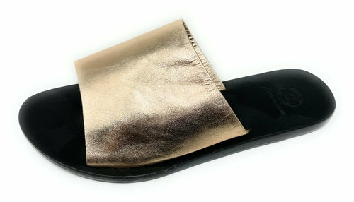 🖤 Laguna Leather Slides – Made in Los Angeles