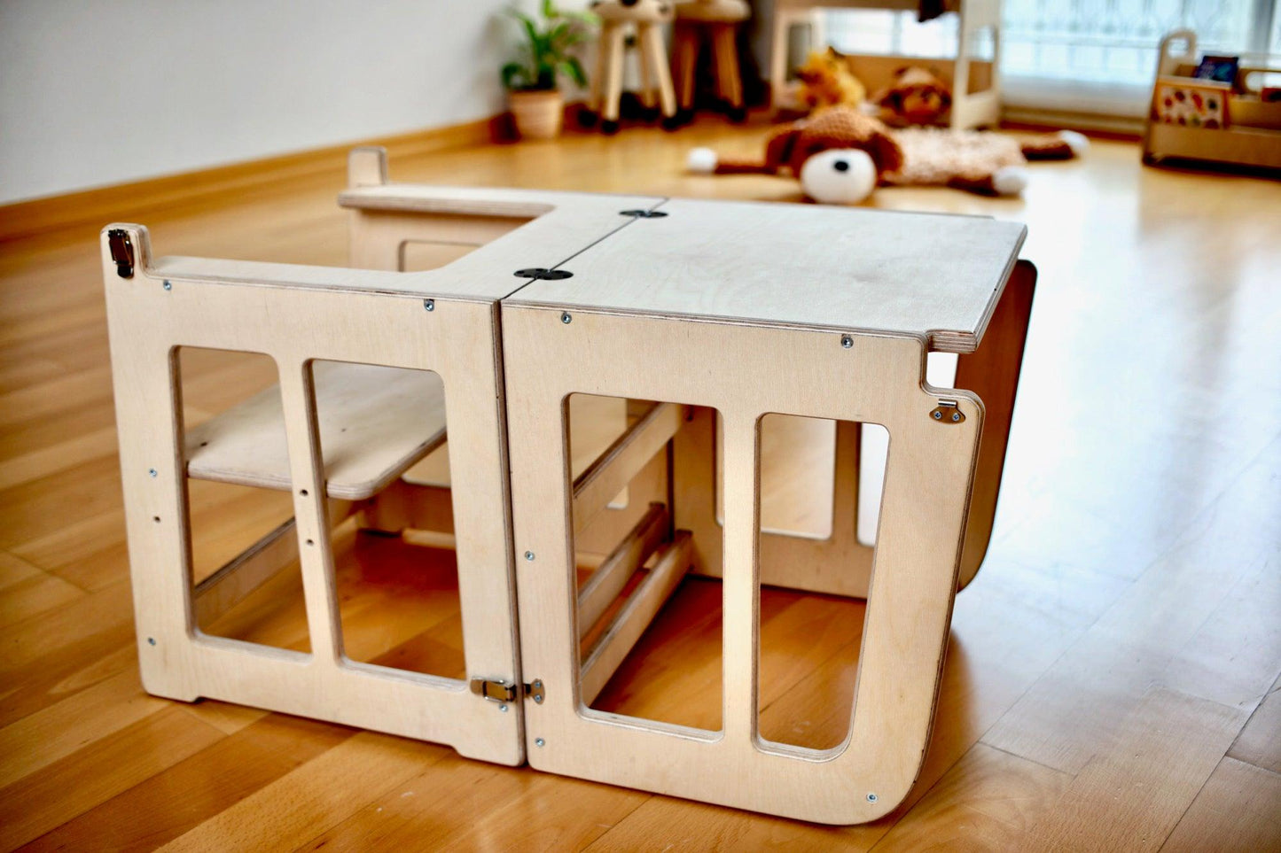 🪜✨ 2-in-1 Learning Tower & Toddler Desk – Elevate Life & Learning! ✨🪜