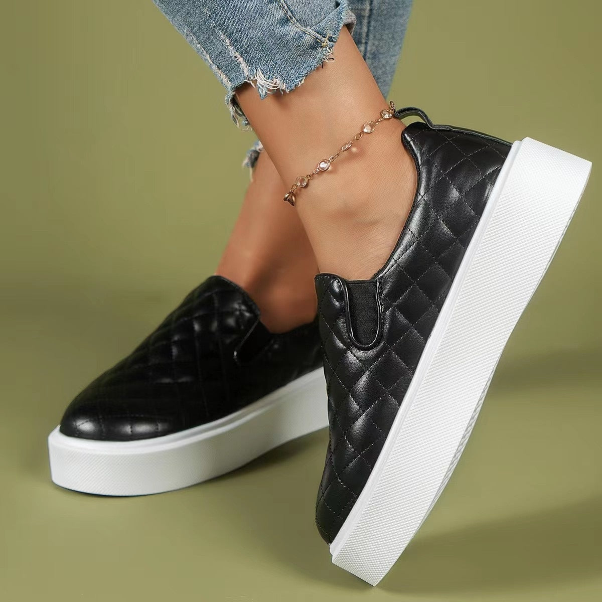 🥿Slip-On Casual Platform Shoes