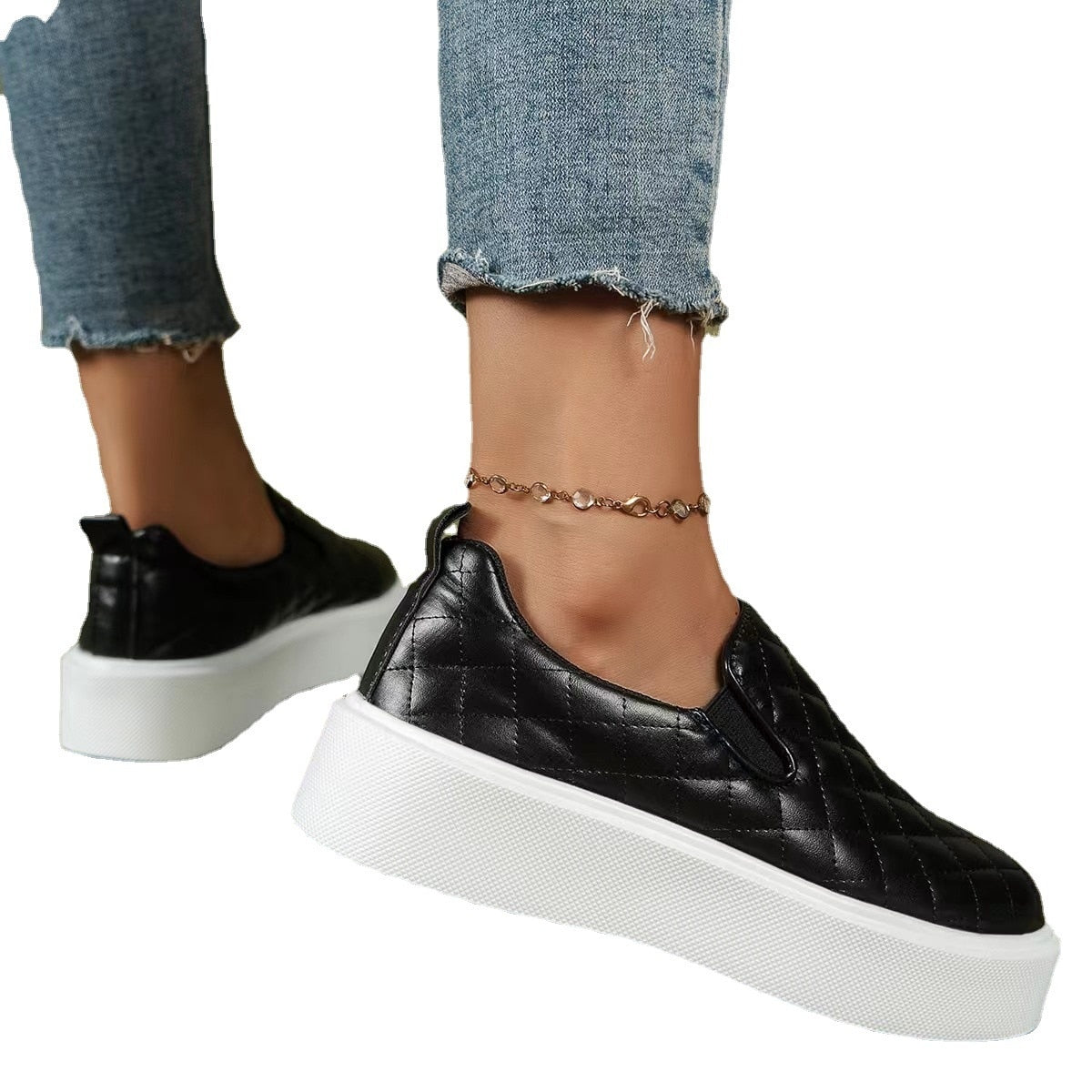 🥿Slip-On Casual Platform Shoes