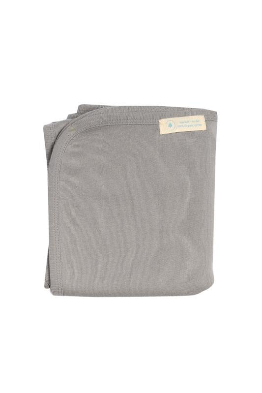 🌙 Gray Forever Blanket – Organic Cotton Comfort for Littles 💛