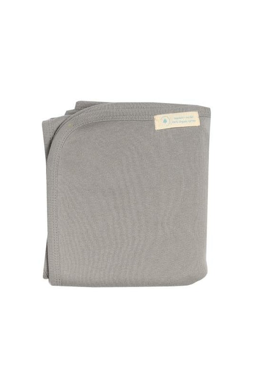 🌙 Gray Forever Blanket – Organic Cotton Comfort for Littles 💛
