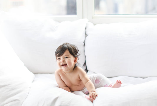 🌸 Boo Boo Harem Pants – Pink Rose Organic Stretch for Littles 💗