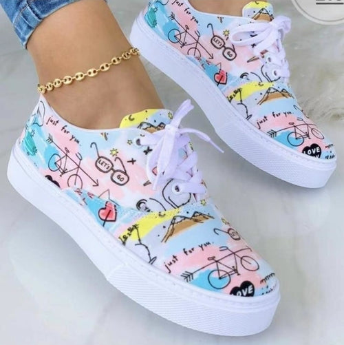🎨 Street Muse Graffiti Sneakers – Bold Trainers for Everyday Vibes 💥