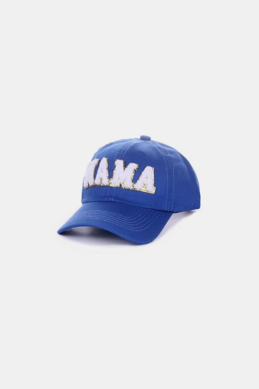 🧢 MAMA Soft Chenille Baseball Cap
