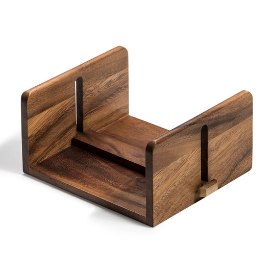 🌾 Acacia Wood Napkin Holder – Natural Elegance for Your Table 🍽️✨