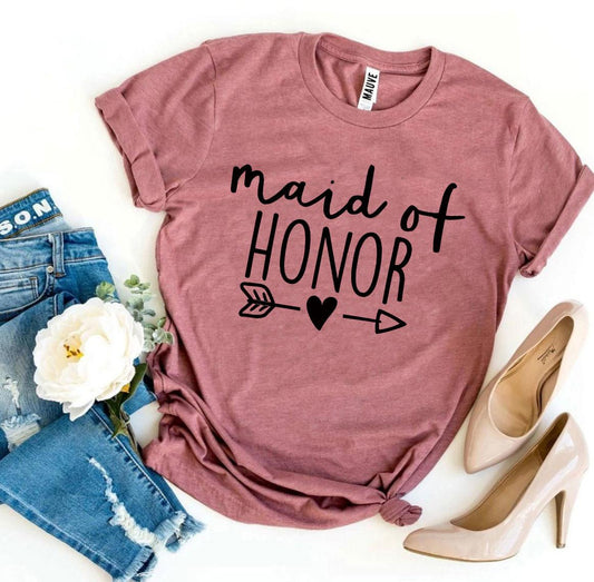 💐 Maid of Honor Tee – Bridal Party Must-Have